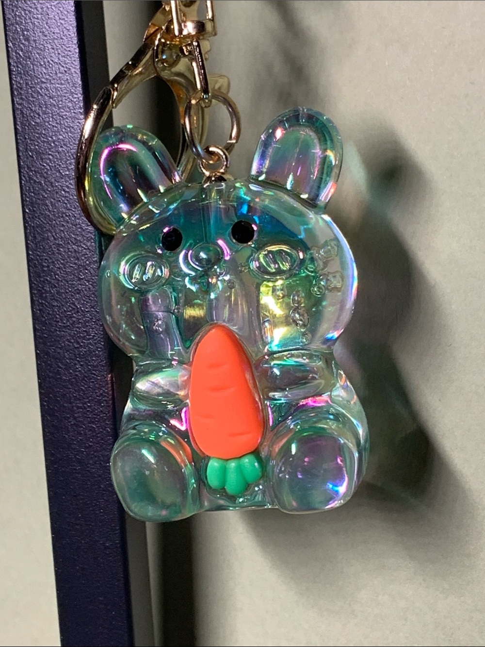Charm Buddy Keychain - Green Rabbit - Picture 2 of 4